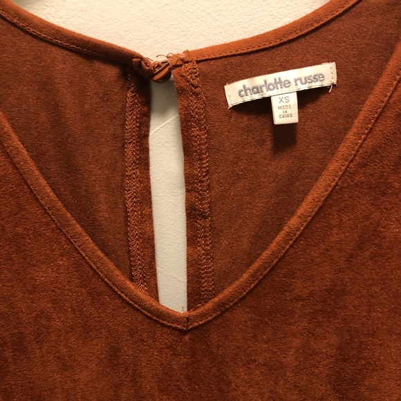 Suede Romper - Picture 2 of 3